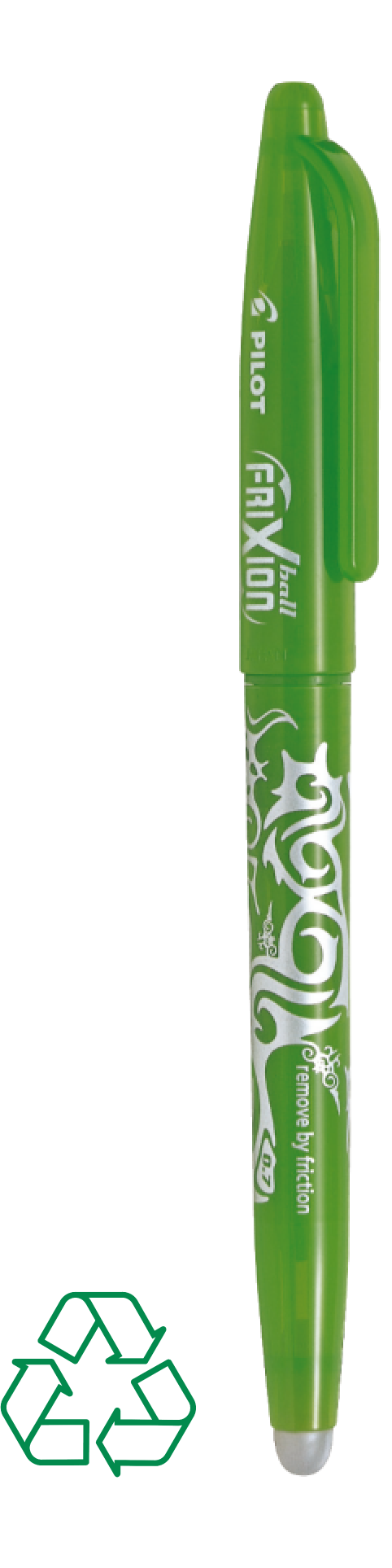Roller effaçable Pilot personnalisable Frixion Citron vert